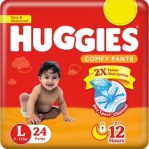Huggies Dry Diaper (Pants, L, 9-14 kg)